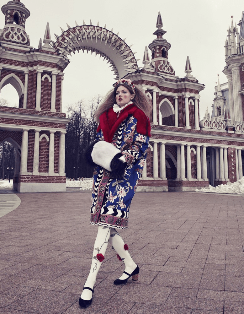The Anastasia of Winter with Lindsey Wixson by Emma Summerton