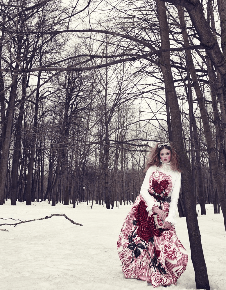 The Anastasia of Winter with Lindsey Wixson by Emma Summerton
