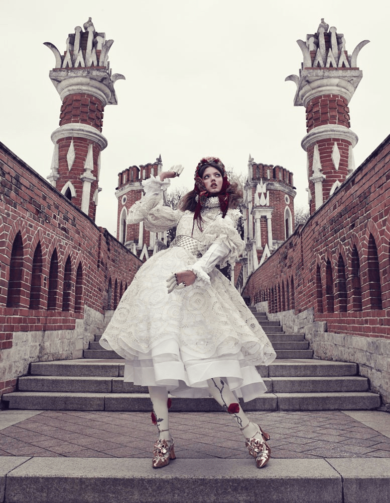The Anastasia of Winter with Lindsey Wixson by Emma Summerton