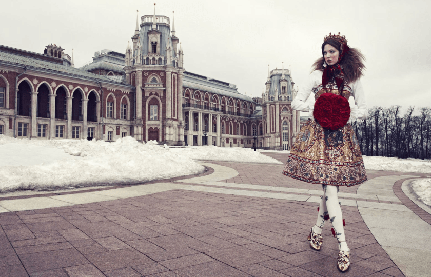 The Anastasia of Winter with Lindsey Wixson by Emma Summerton