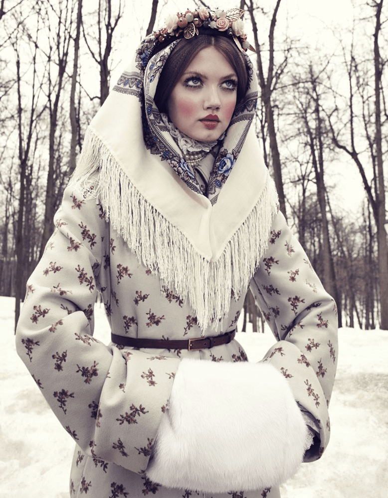 The Anastasia of Winter with Lindsey Wixson by Emma Summerton